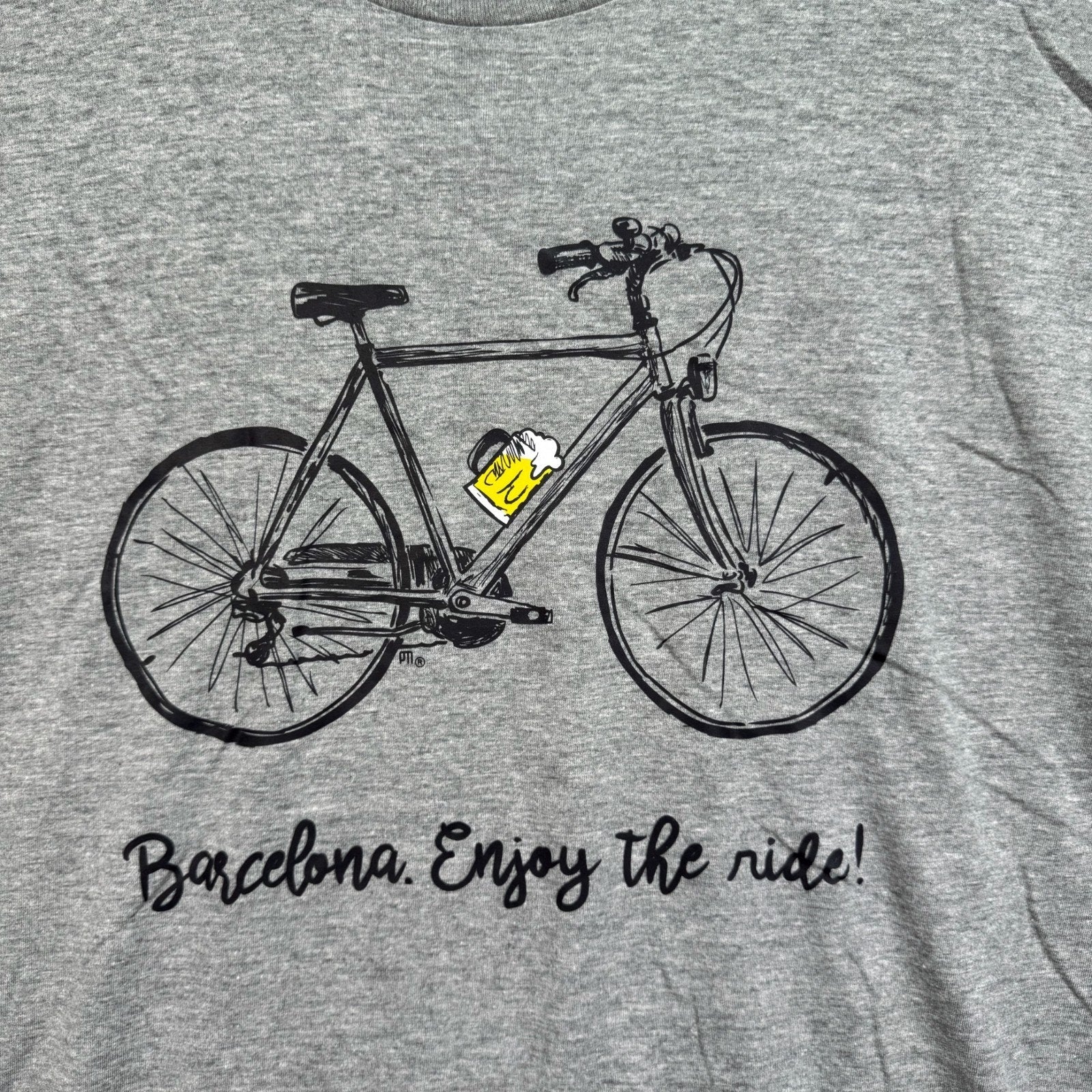 Barcelona Spain Bicycle Beer Good Vibes Travel Cycling