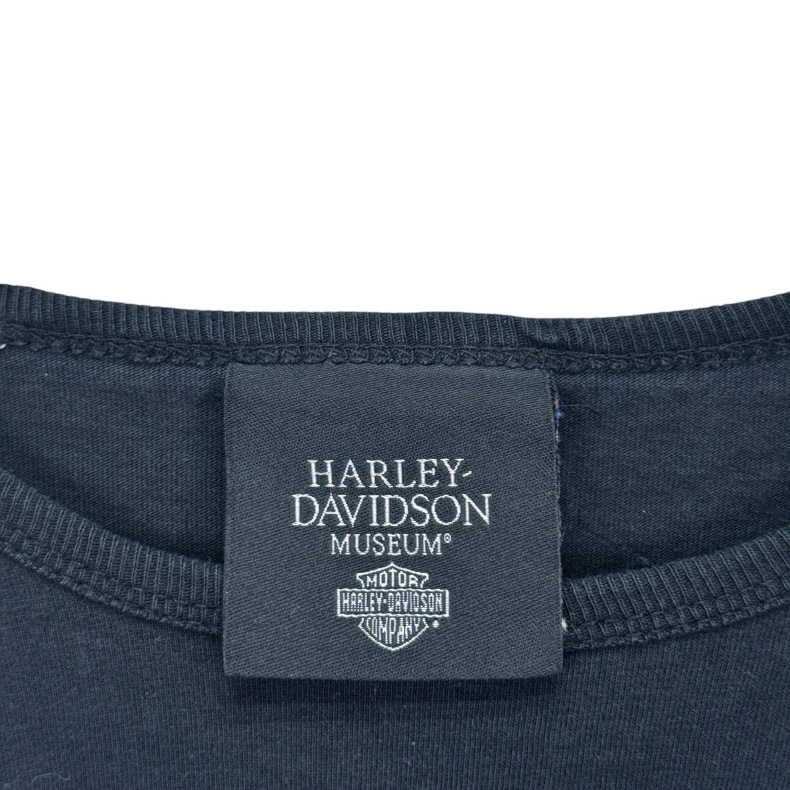 Harley Davidson Motorcycles Hoss 13 Museum Baseball Raglan