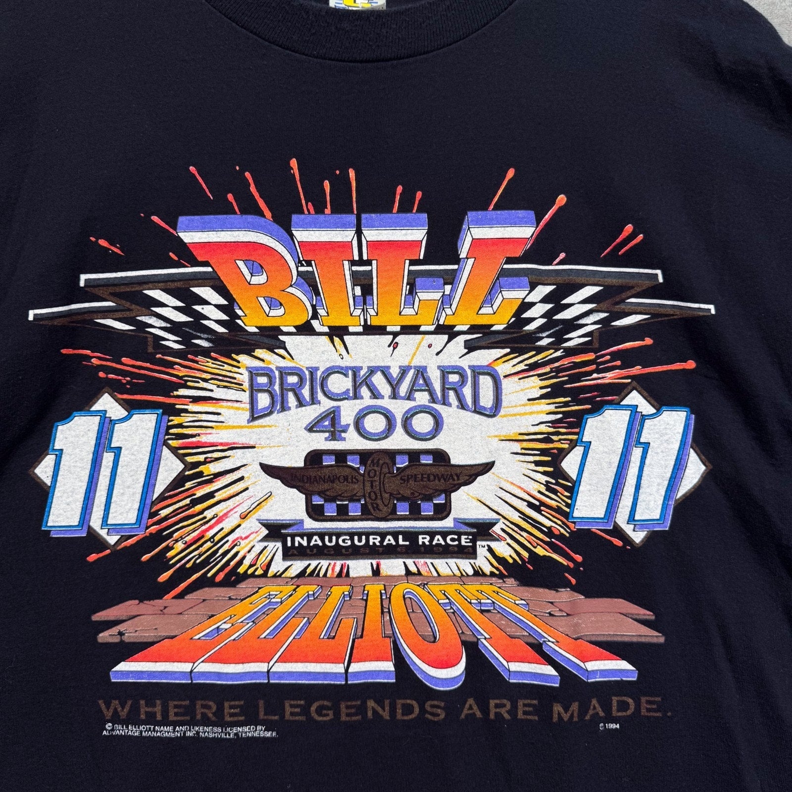 1994 Brickyard 400 Inaugural Car Race Bill Elliott #11 Speedway
