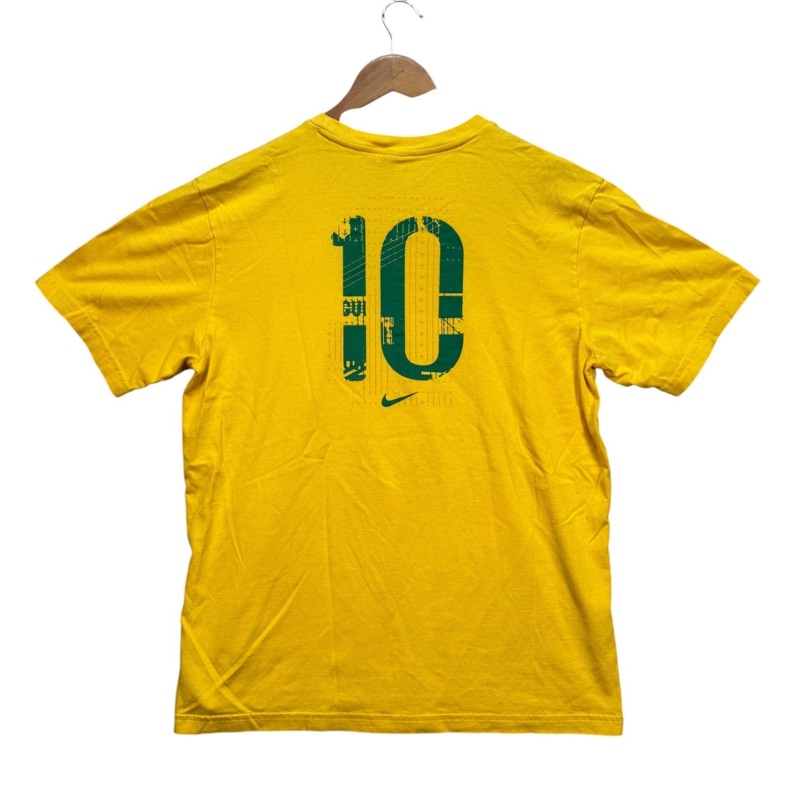 NIKE #10 Brazil National Team CBF Dri Fit Soccer Futbol
