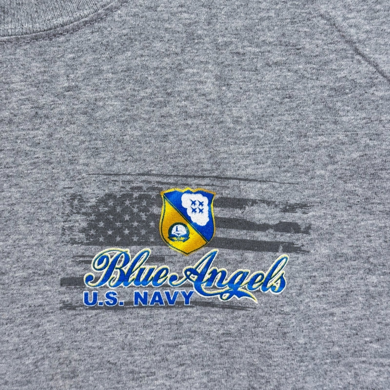 Blue Angels USA Flag Crest Airplane US Navy Military Jets