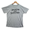 Thrasher Magazine SKATE AND DESTROY Gray Skateboarding Tee T Shirt Men's L