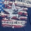 Jimmie Johnson #48 American Salute 2015 Nascar Race Car USA Flag