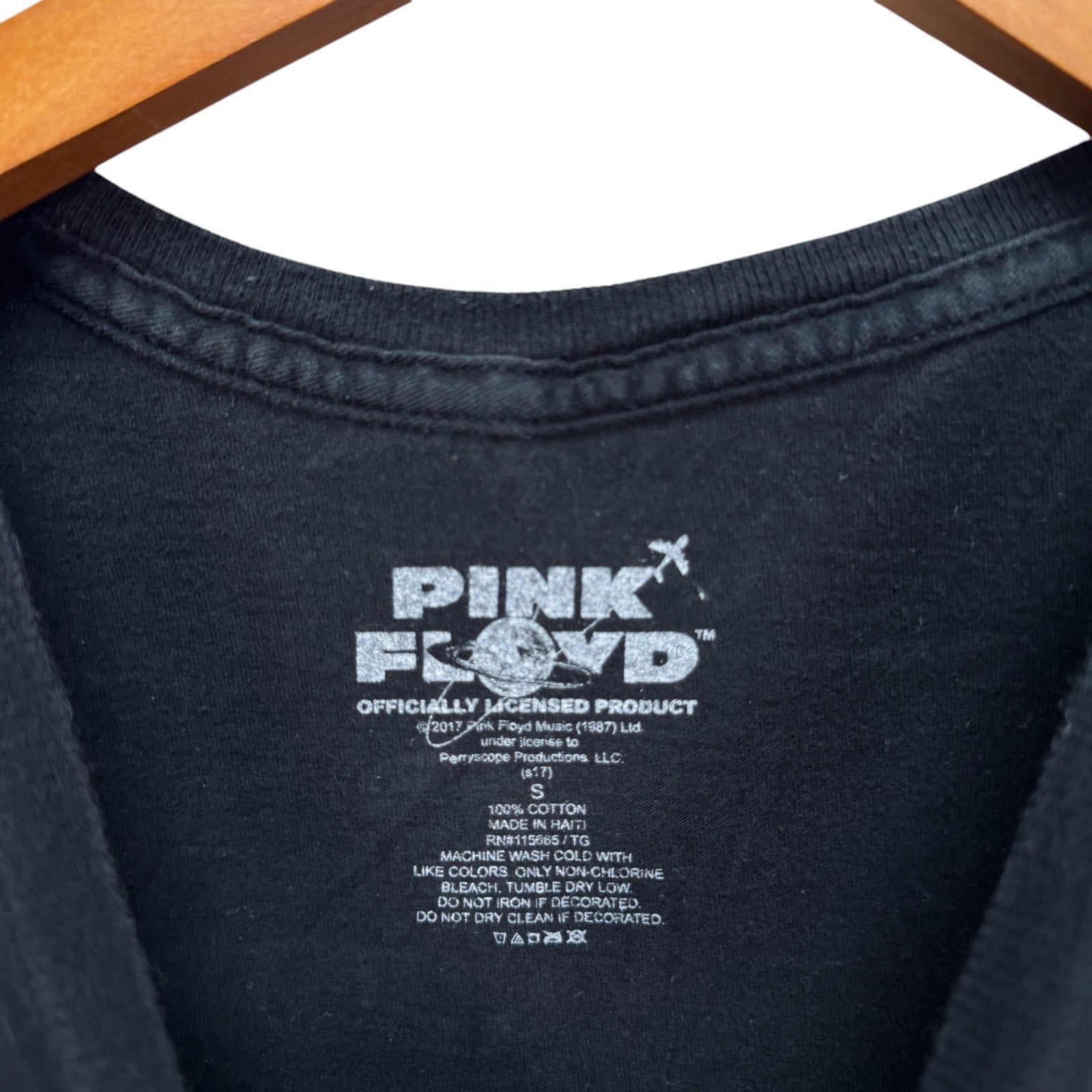 Pink Floyd Dark Side Of The Moon Still First Space Upside Down 2 Sided T Shirt S