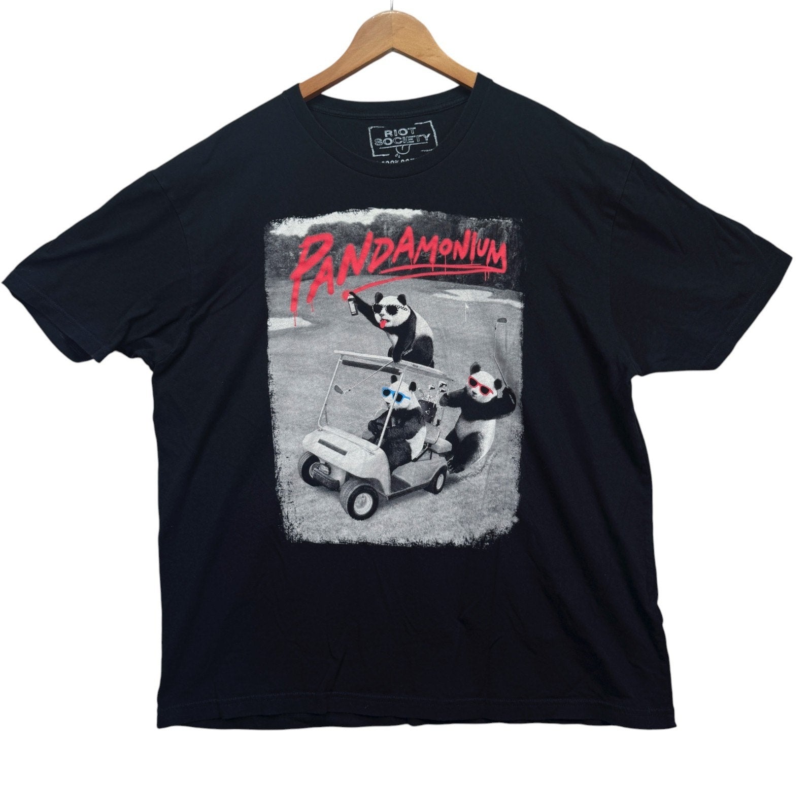 Riot Society Pandamonium Panda Golfing Car Beer