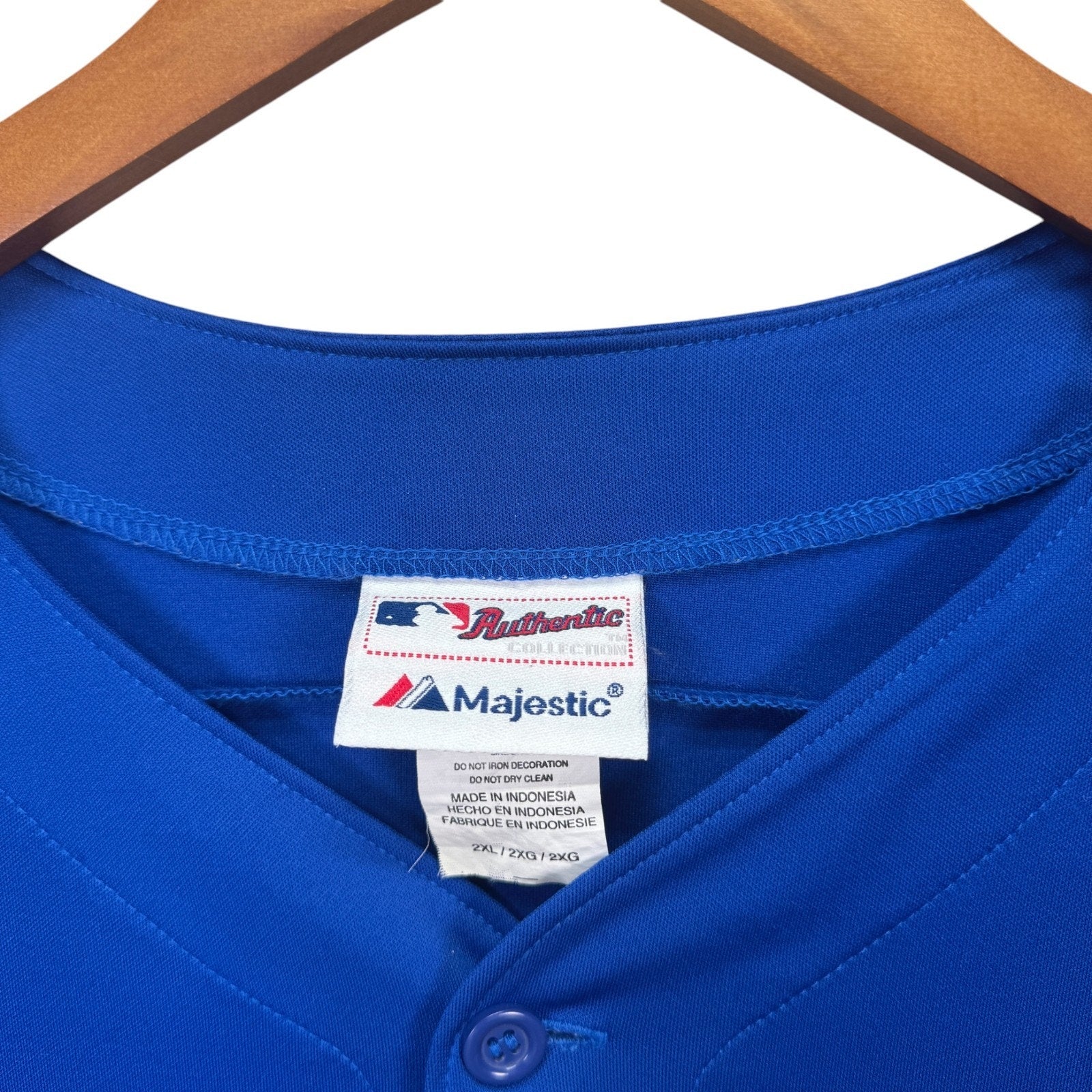 Majestic Chicago Cubs MLB Button Baseball Jersey