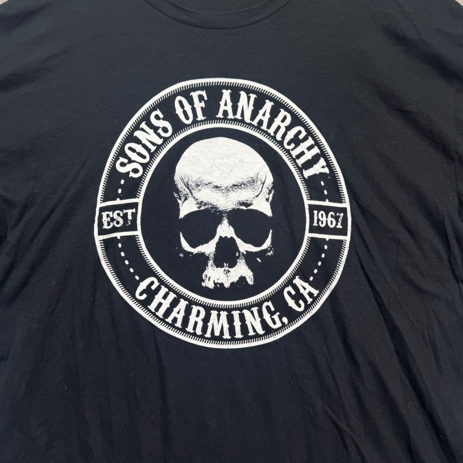 Sons Of Anarchy Skull Est. 1967 Charming CA Motorcycle Gang TV
