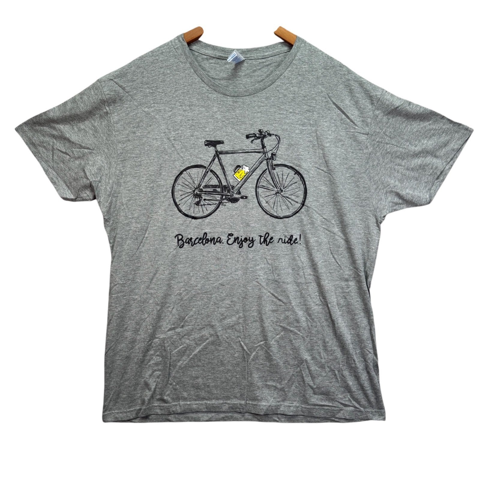 Barcelona Spain Bicycle Beer Good Vibes Travel Cycling