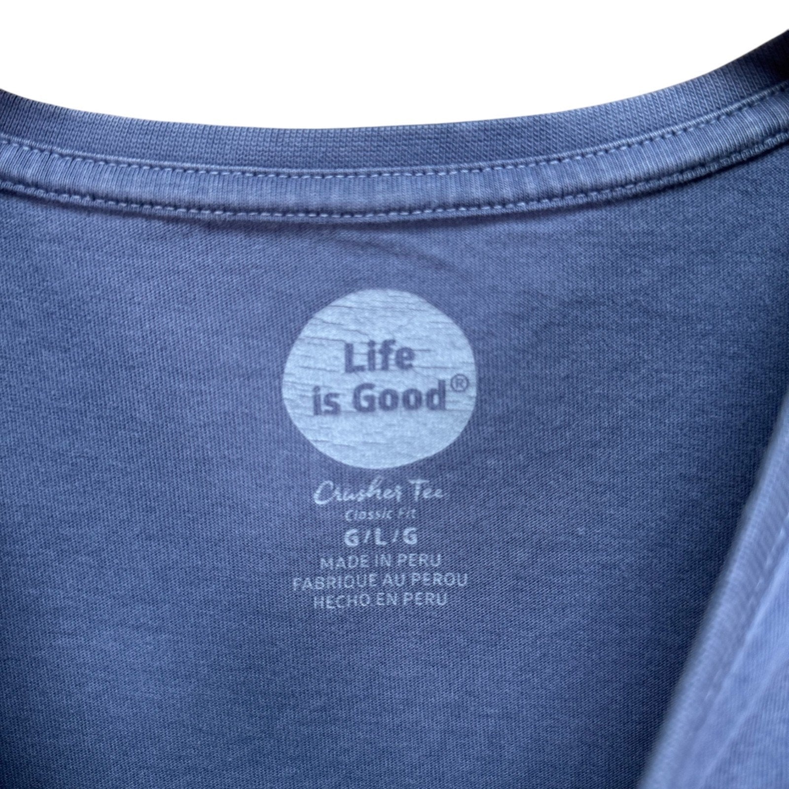 Women's Life Is Good Family Fun In Dysfunctional Funny Crusher T Shirt Tee sz L