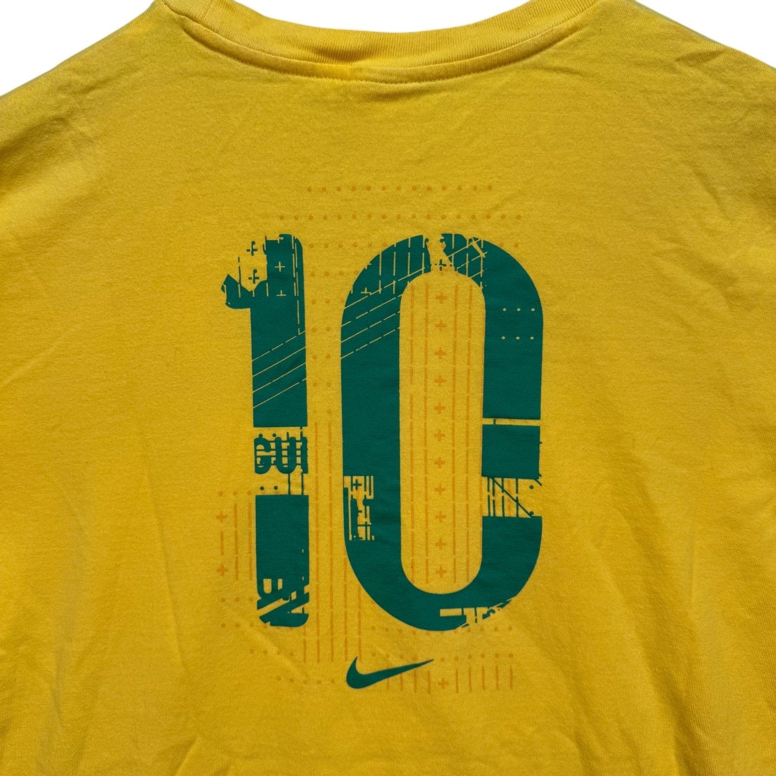 NIKE #10 Brazil National Team CBF Dri Fit Soccer Futbol