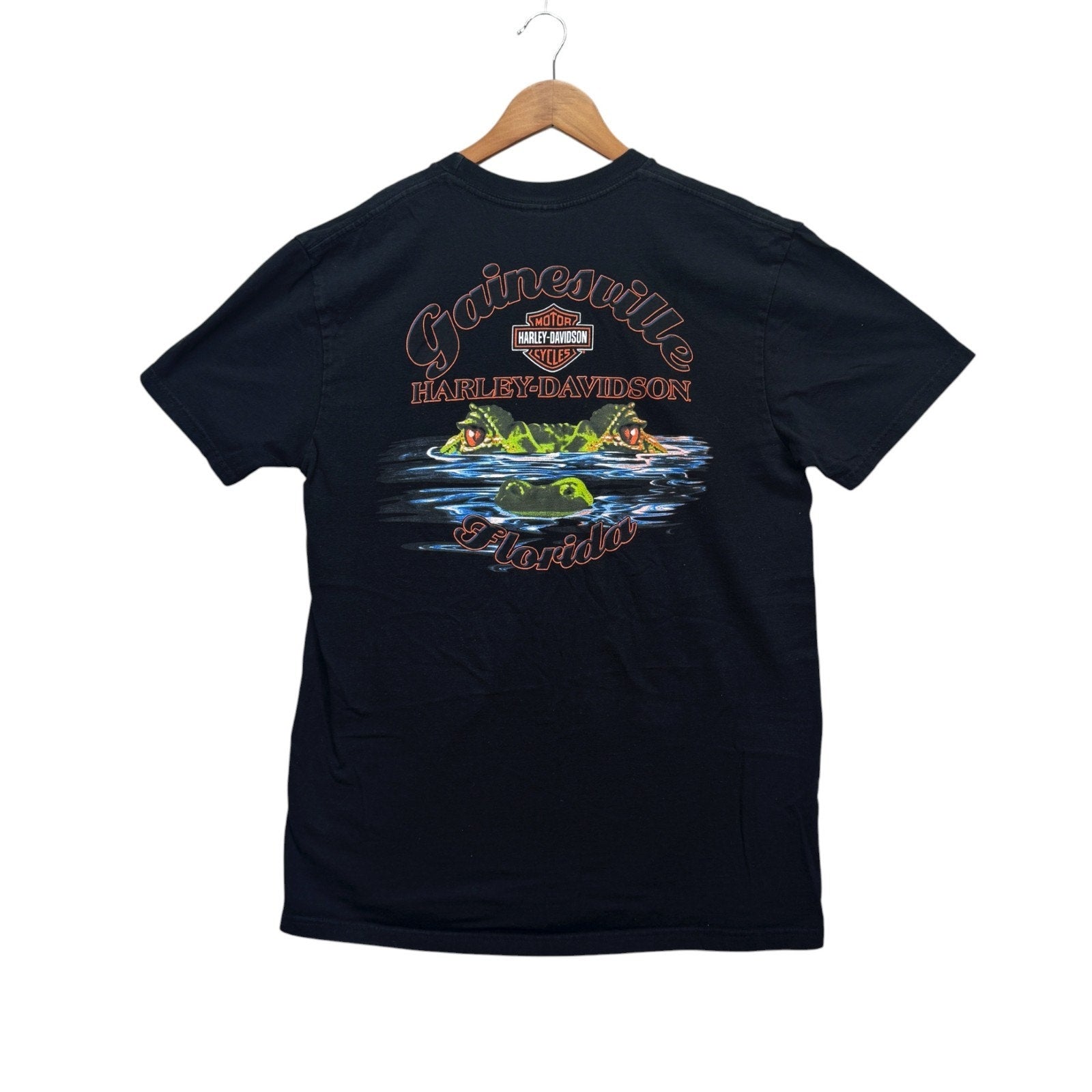 Harley Davidson Gainesville Florida Pinup Engine Block Alligator