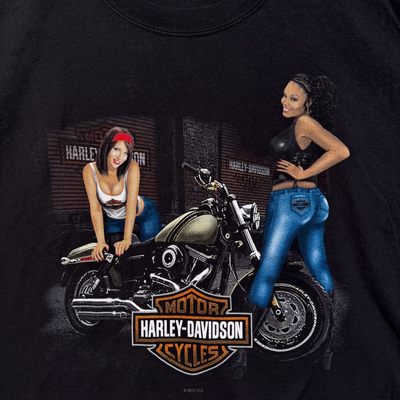 Harley Davidson Booty Jeans Pin Up Girl El Paso Texas Motorcycle