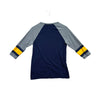 Michigan Wolverines Nike Dri-Fit Raglan Campus Football Basketball NCAA
