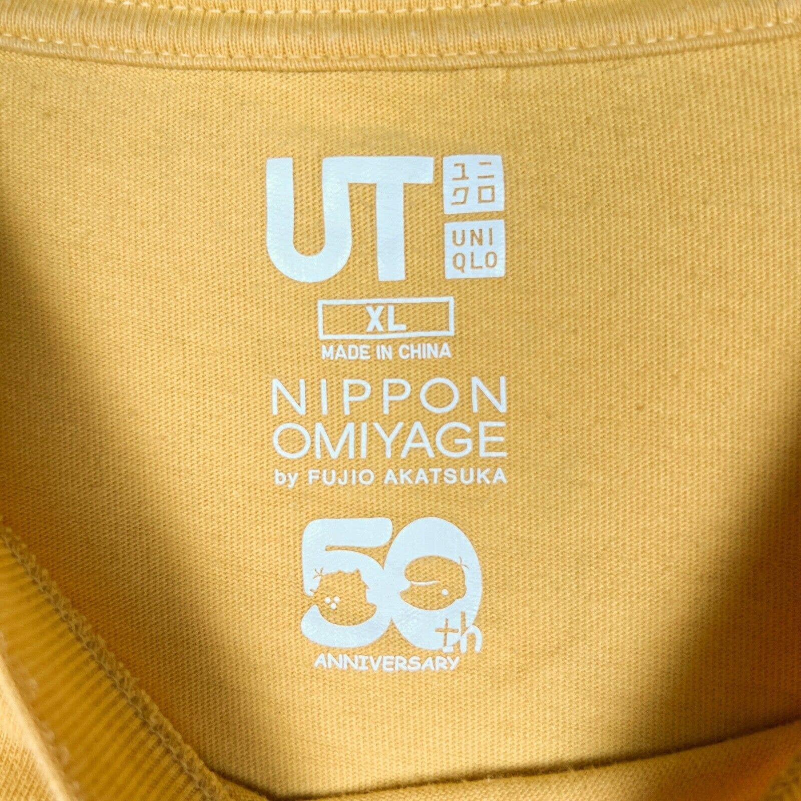 Uniqlo X Nippon Omiyage Lucky Cat Cartoon Cat Fujio Akatsuka 50th