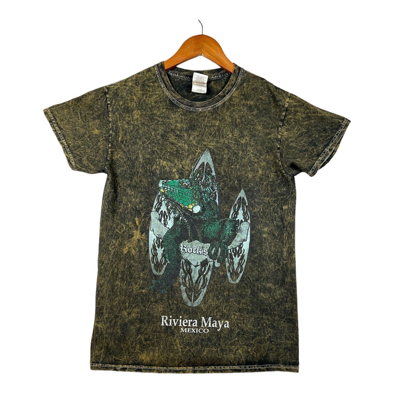 Cancun Riviera Maya Acid Wash Lizard Iguana Surfboards