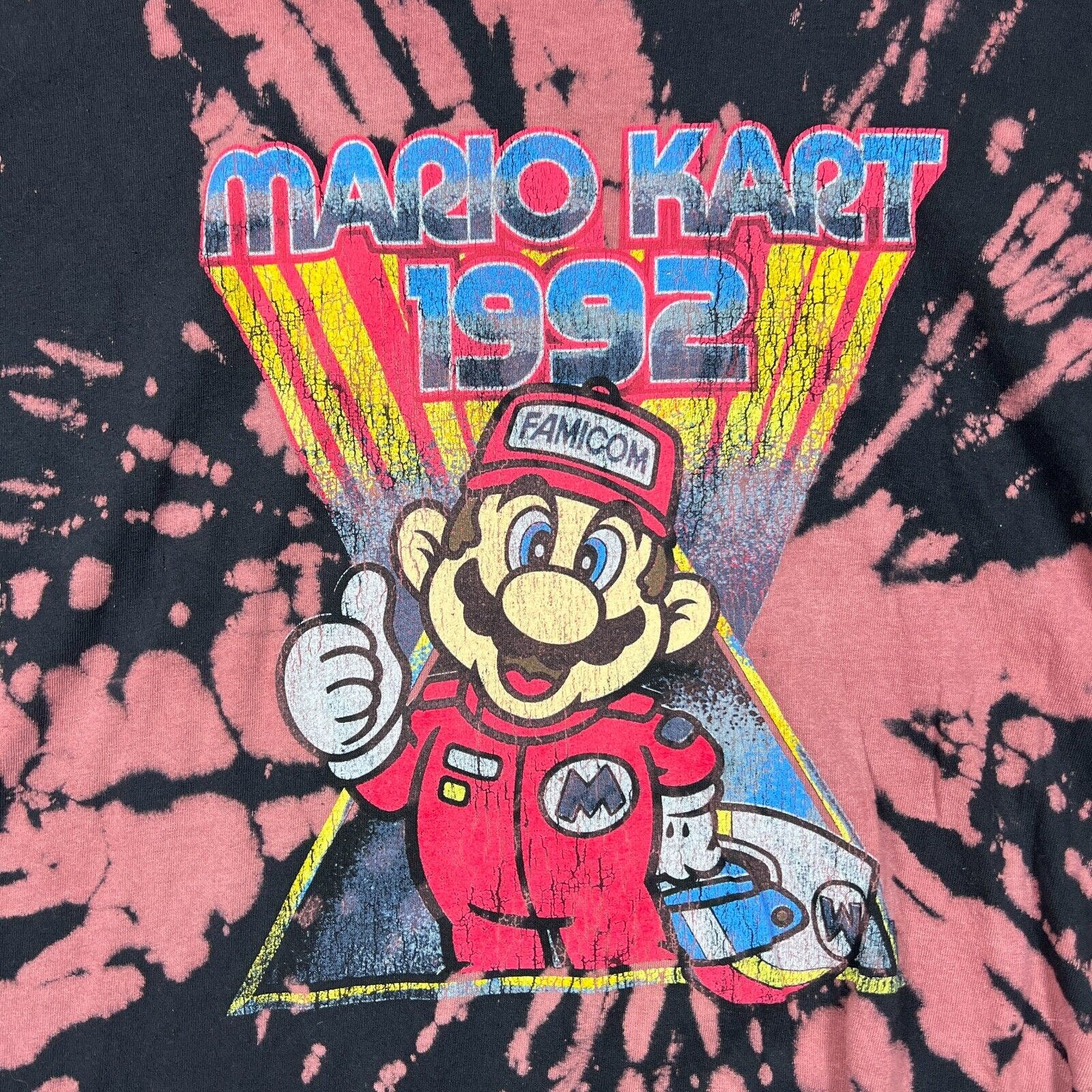 Super Mario Bros Kart Racing 1992 Tie Dye