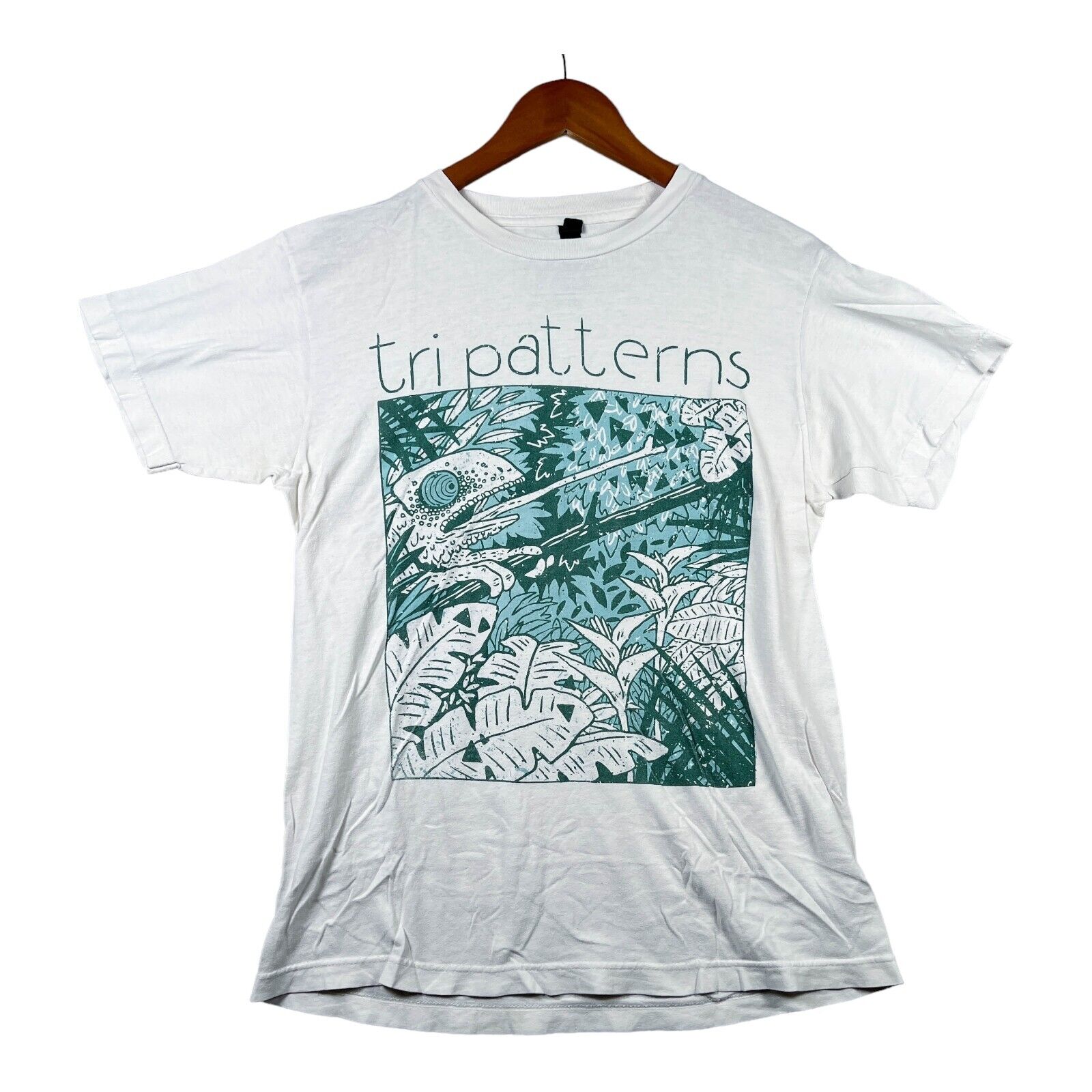 Tripatterns Chameleon Jungle Block Print