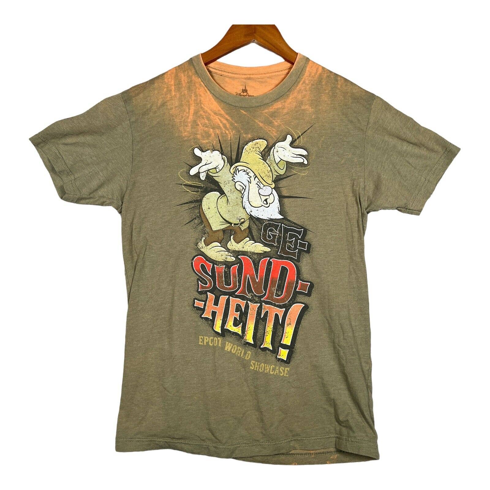 Disney Epcot World Showcase Seven Dwarfs Sneezy Gesundheit