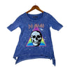 Def Leppard Skull Acid Wash