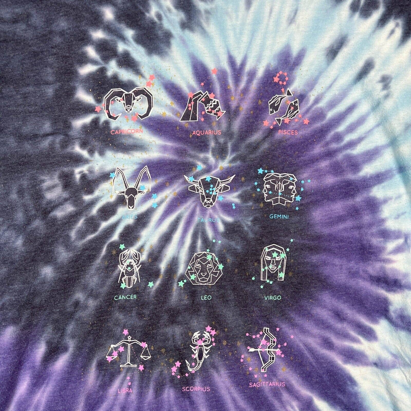 Zodiac Signs Astrological Gypsy Tie Dye