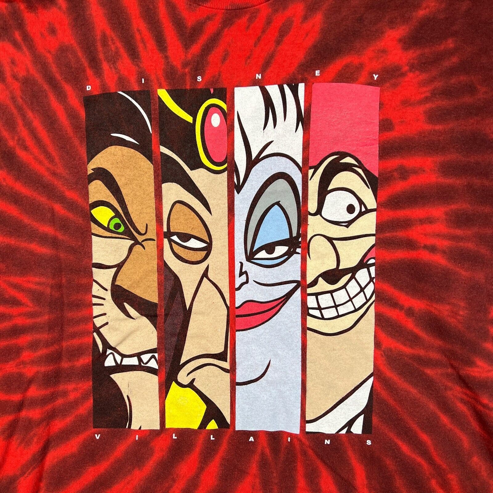 Disney Villains Ursula Hook Scar Jafar Tie Dye
