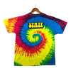 Tie Dye Swirl Staff Festival
