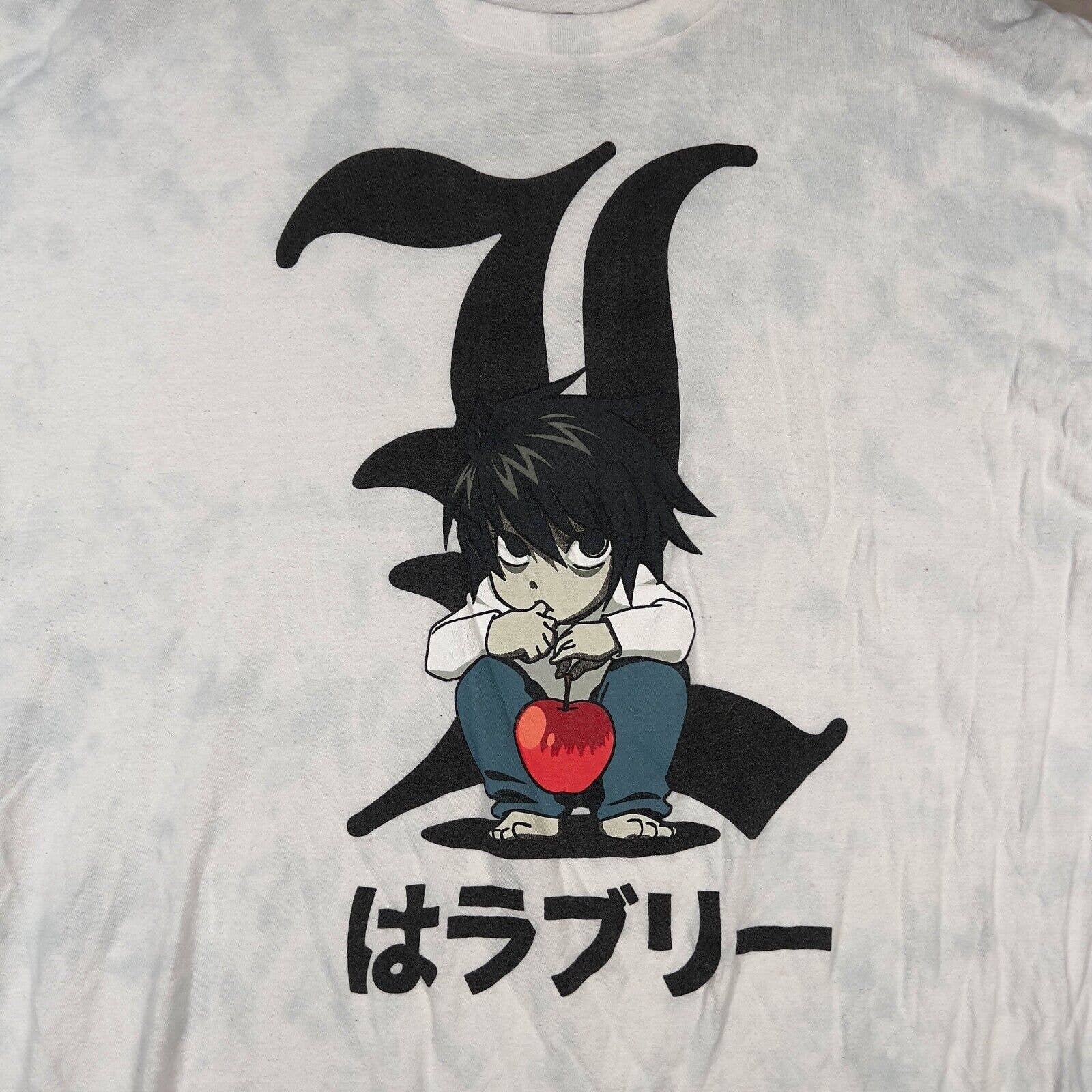 Deathnote Death Note L And An Apple Anime