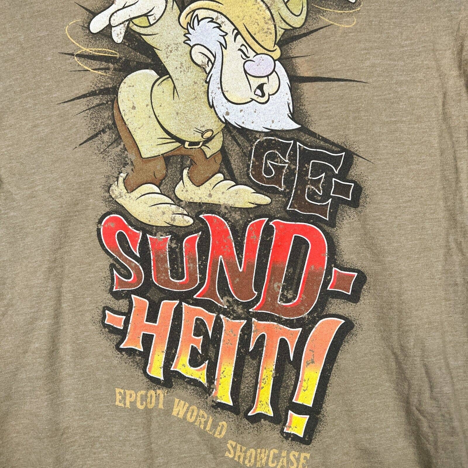 Disney Epcot World Showcase Seven Dwarfs Sneezy Gesundheit