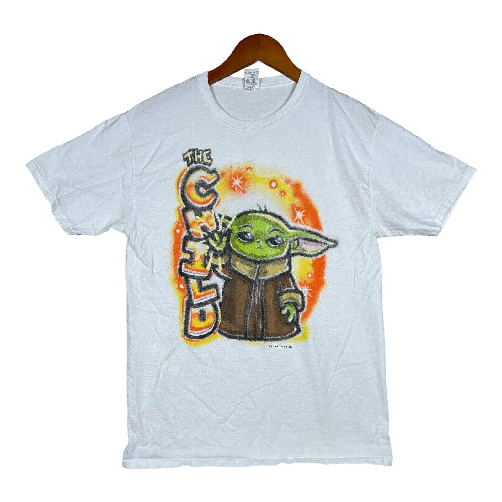 Star Wars The Mandalorian The Child Grogu"Airbrush Style Baby Yoda