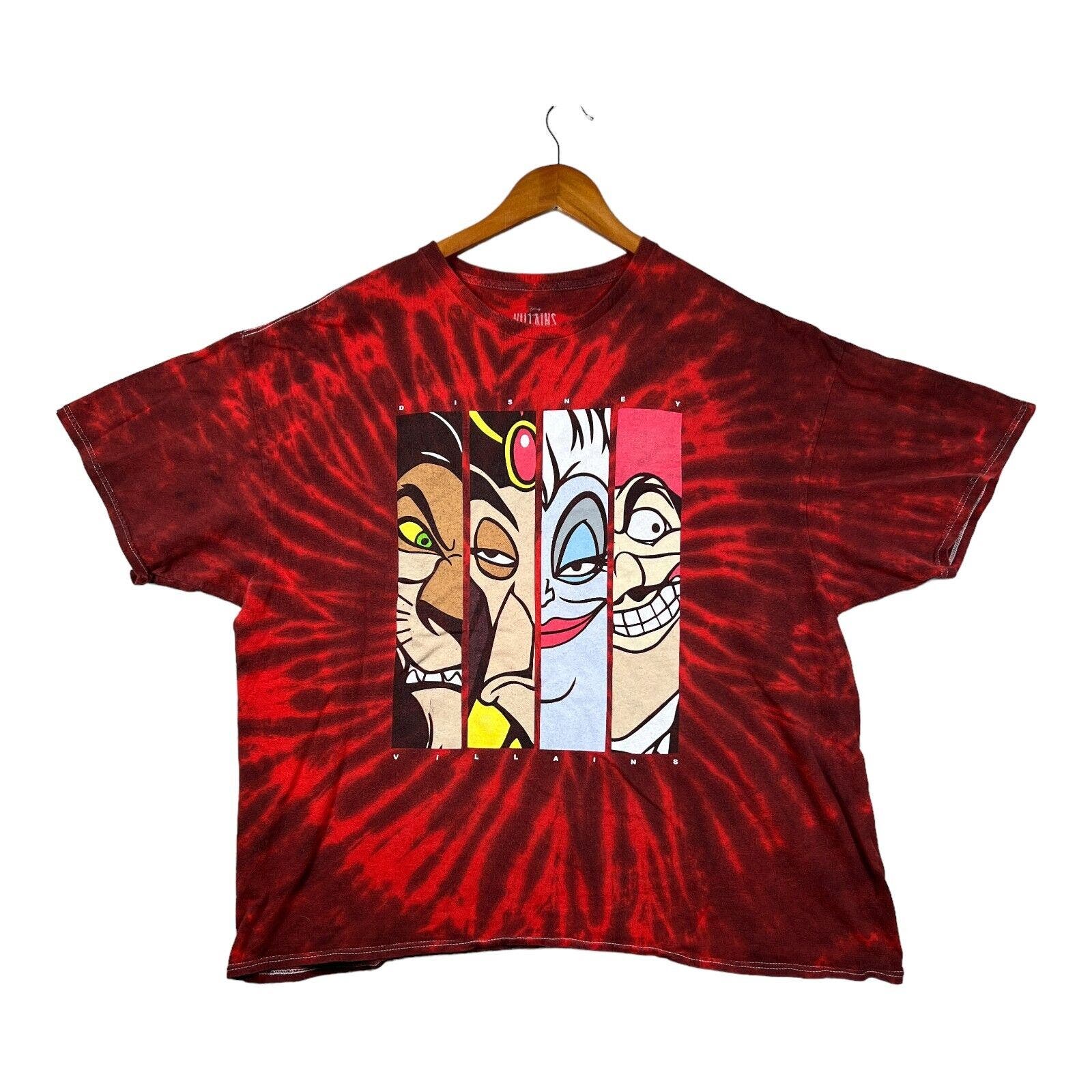 Disney Villains Ursula Hook Scar Jafar Tie Dye