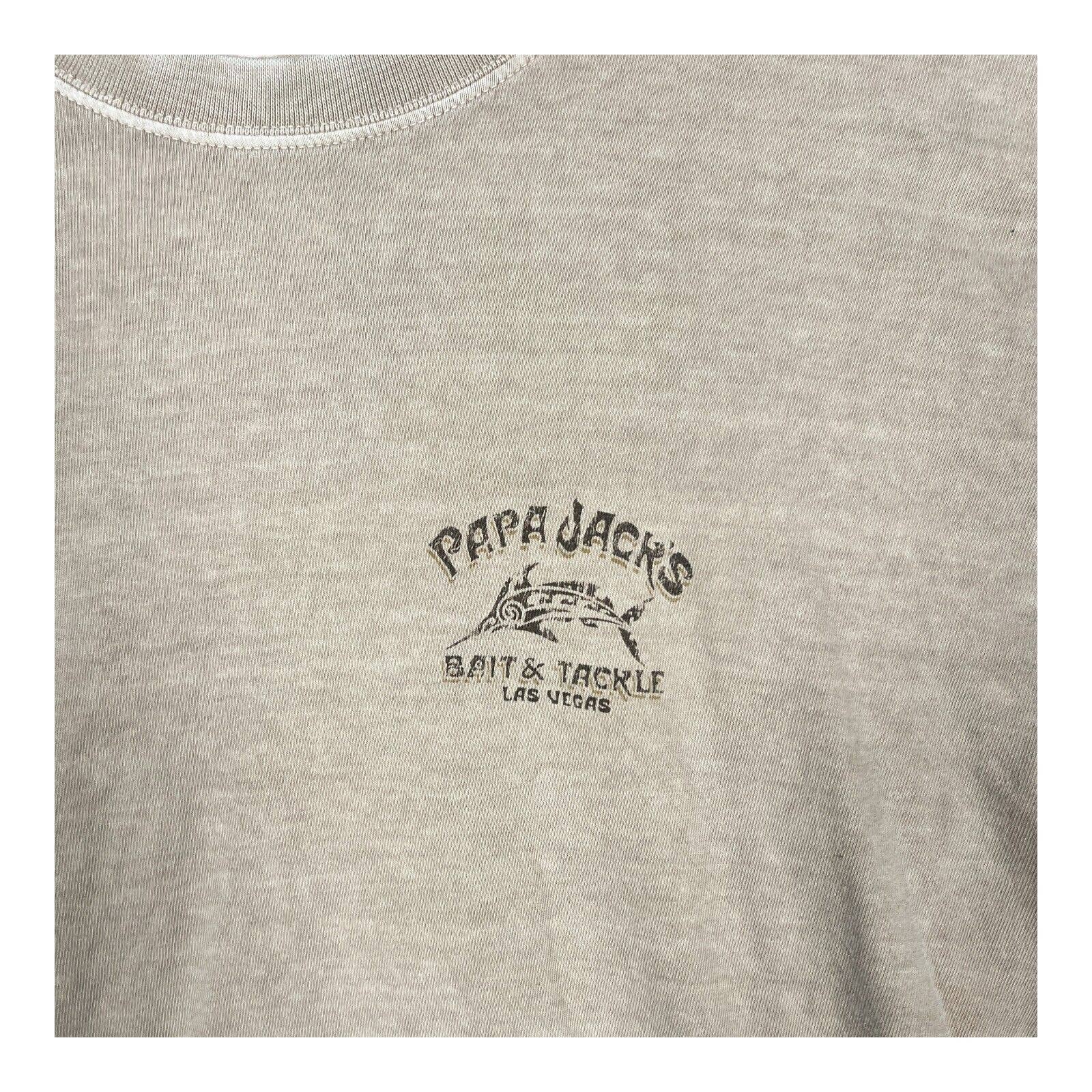 Men's Hawaii Kona Coffee Dyed Las Vegas Papa Jacks Bait & Tackle Fishing