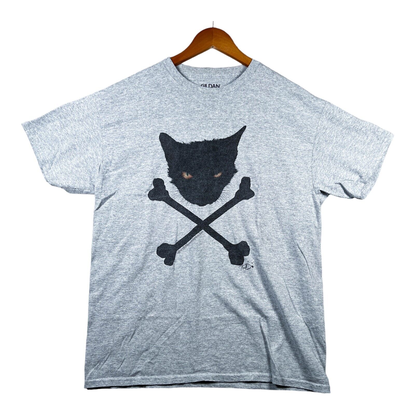 Scribbles And Splotches TodD Frazer Cat Crossbones