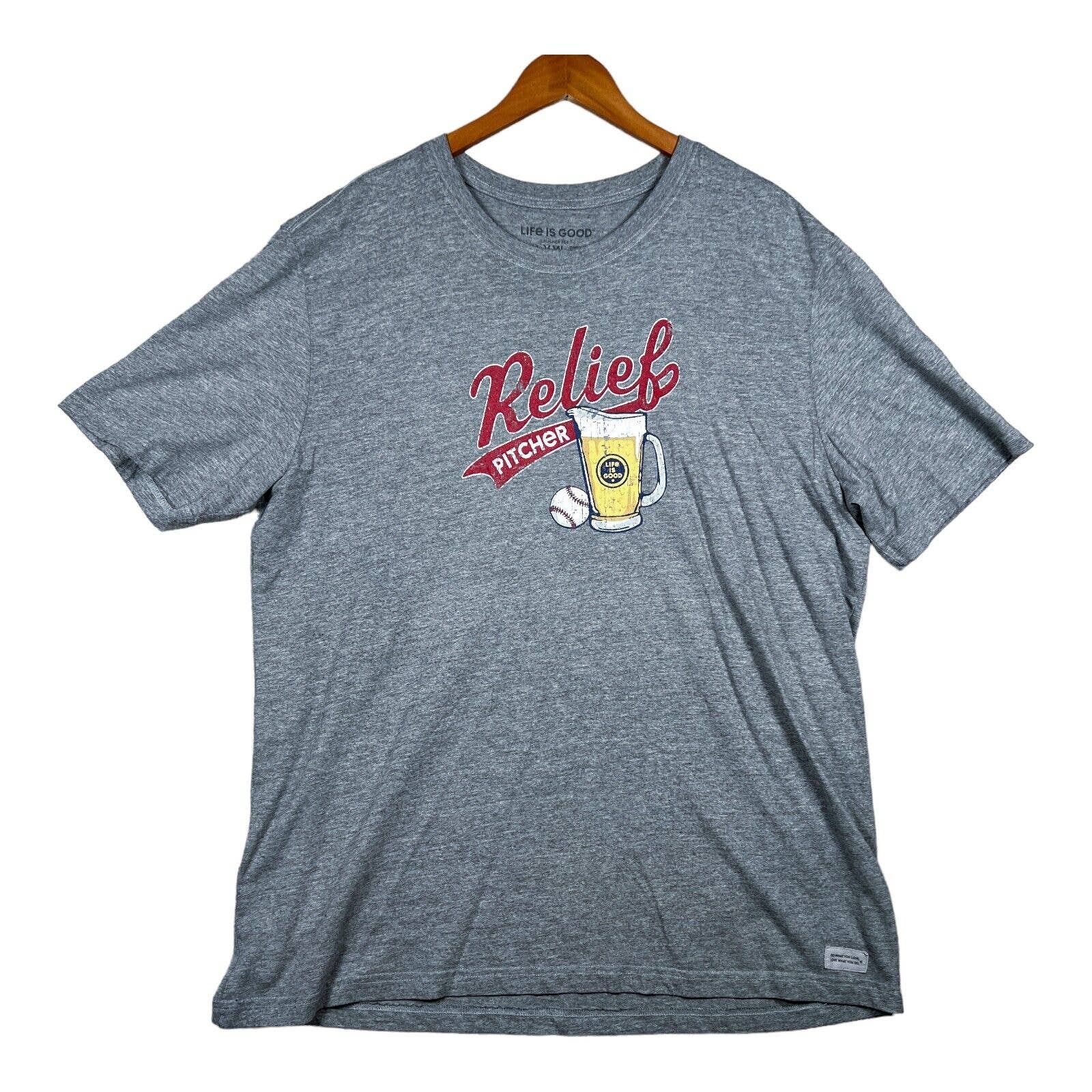 Life Is Good Relief Pitcher