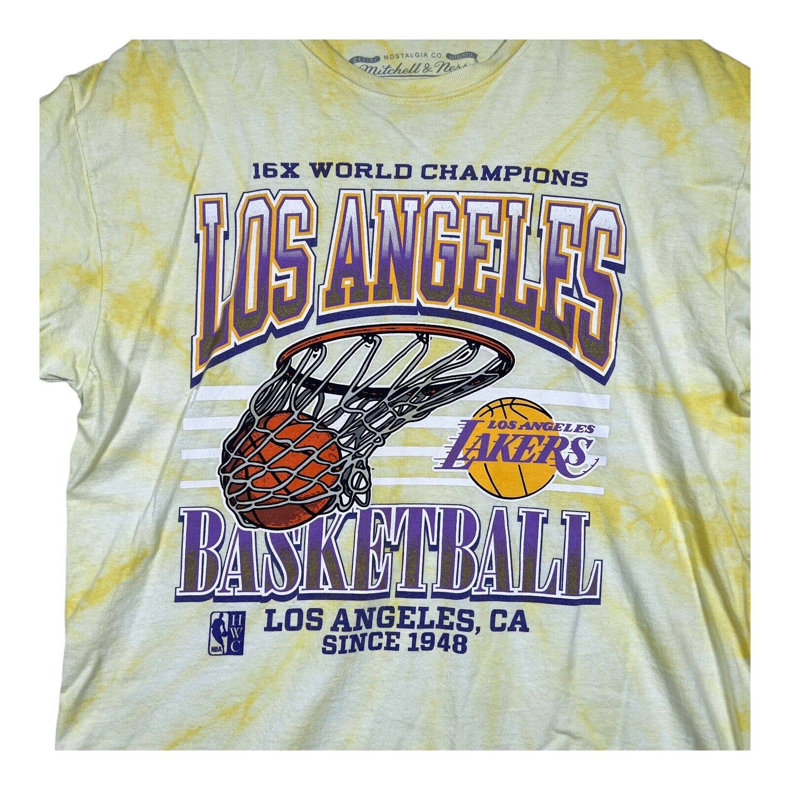 Mitchell & Ness Los Angeles Lakers 16x Champions Swish NBA Basketball