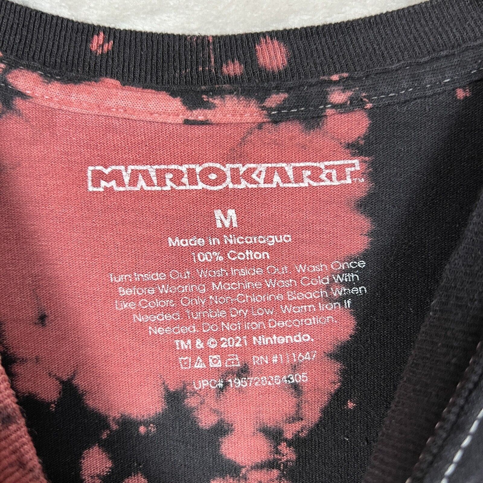 Super Mario Bros Kart Racing 1992 Tie Dye