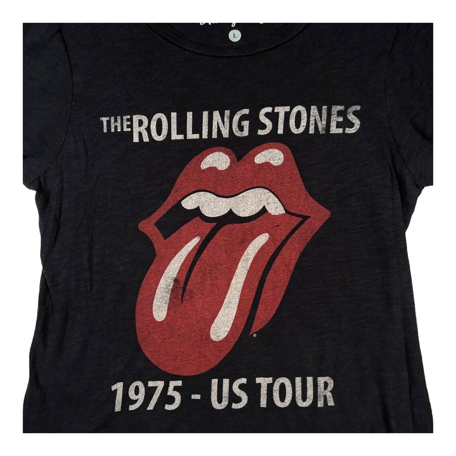 The Rolling Stones Hot Lips 1975 US Tour