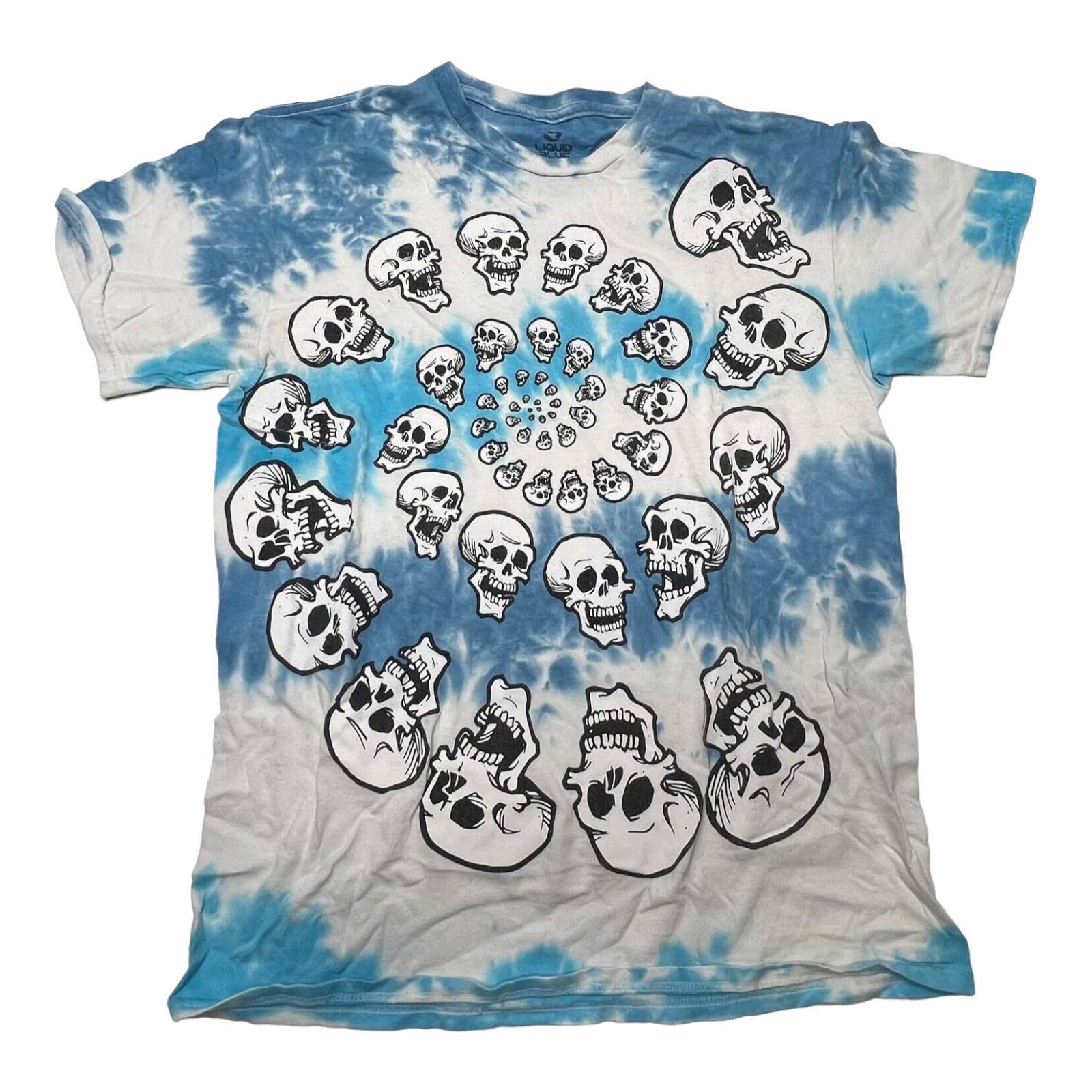 Skulls Swirl Tie Dye
