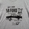 NWT Lucky Brand 58 Ford Advertisement 50's America Santa Christmas T Shirt M