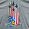 Blue Angels USA Flag Crest Airplane US Navy Military Jets