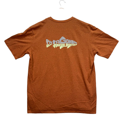 Patagonia Responsibili WIld Fish Waters Pocket Orange Angler