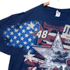 Jimmie Johnson #48 American Salute 2015 Nascar Race Car USA Flag