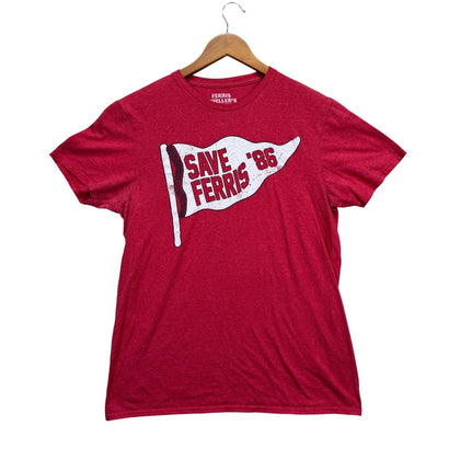 Ferris Bueller's Day Off Movie Save Cult Film Est 1986 Flag