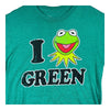 Disney Muppets I Kermit Love Green