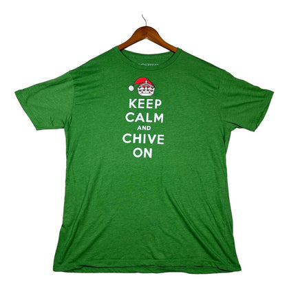 Chive Santa Hat Crown Christmas Hat Keep Calm And Chive On