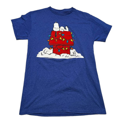 Peanuts Charlie Brown Snoopy Dog House Christmas Lights