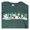 Peanuts Snoopy Brown Gang Christmas Snowman Snowball Fight
