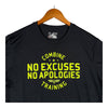 Combine Training No Excuses No Apologies Football Player Issued NFL