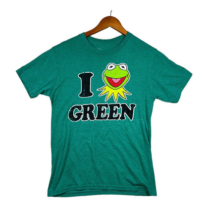 Disney Muppets I Kermit Love Green