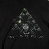 Jimi Hendrix Music is my Religion Pyramid Triangles